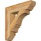 Ekena Millwork Balboa Slat Rough Sawn Bracket, Western Red Cedar, 4"W x 18"D x 18"H BKT04X18X18BOA06RWR - alternate 1
